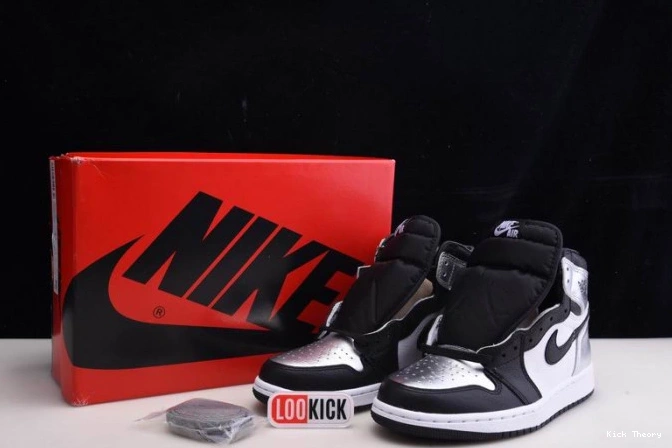 Kicktheory OG SILVER AIR JORDAN TOE 1 HIGH WMNS CD0461-001 0707